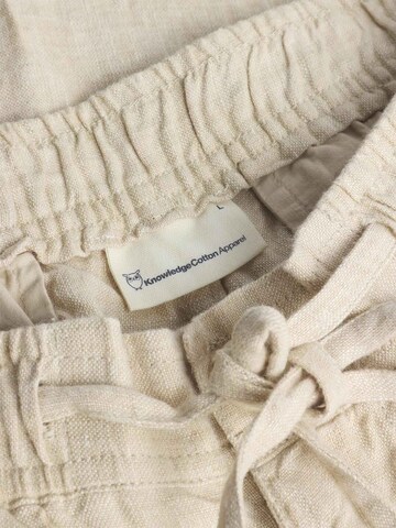 KnowledgeCotton Apparel Loosefit Hose in Beige