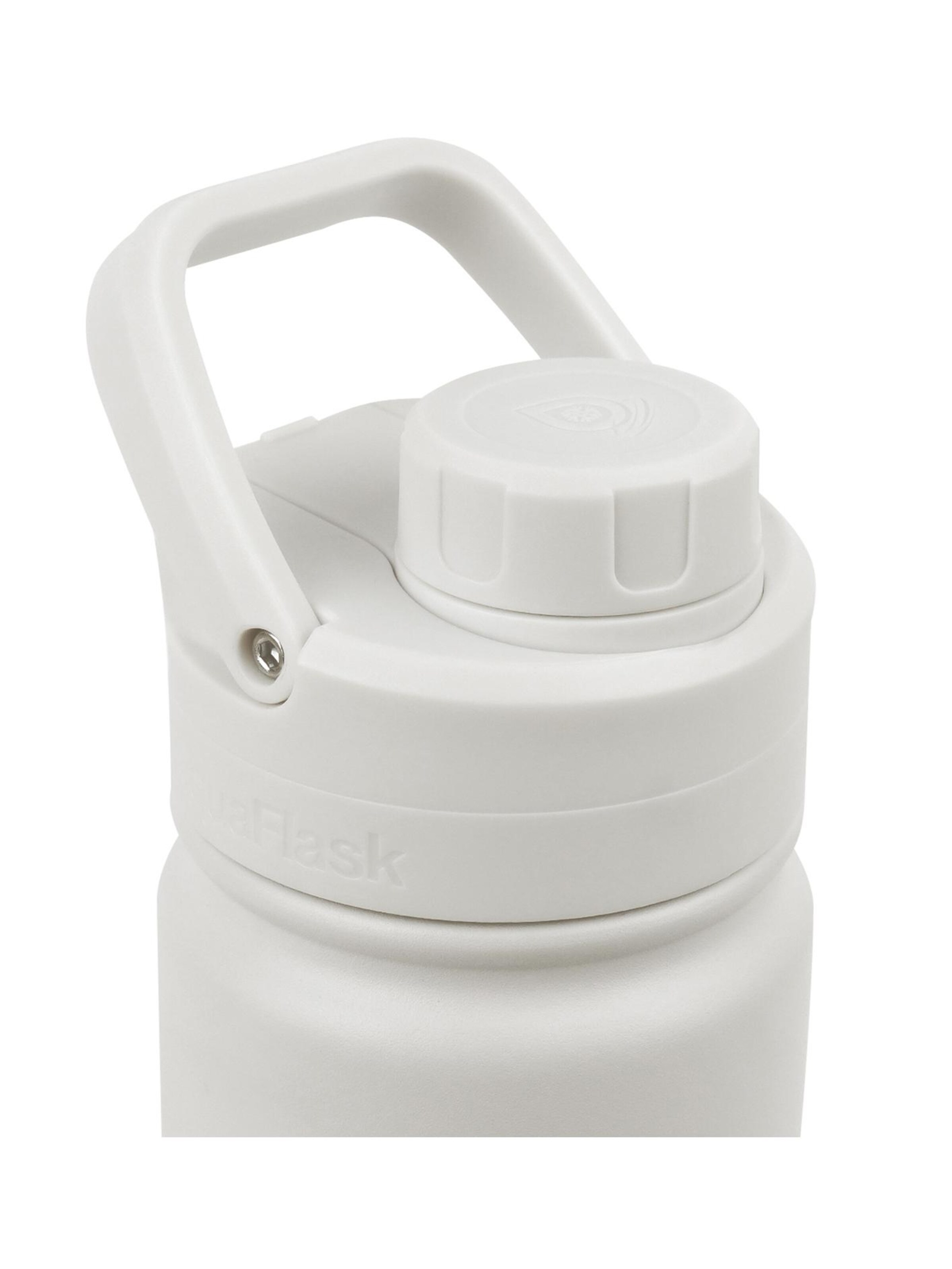 AquaFlask Láhev na vodu 'AquaFlask Termoláhev EARTH 532 ml CACAO' – šedá