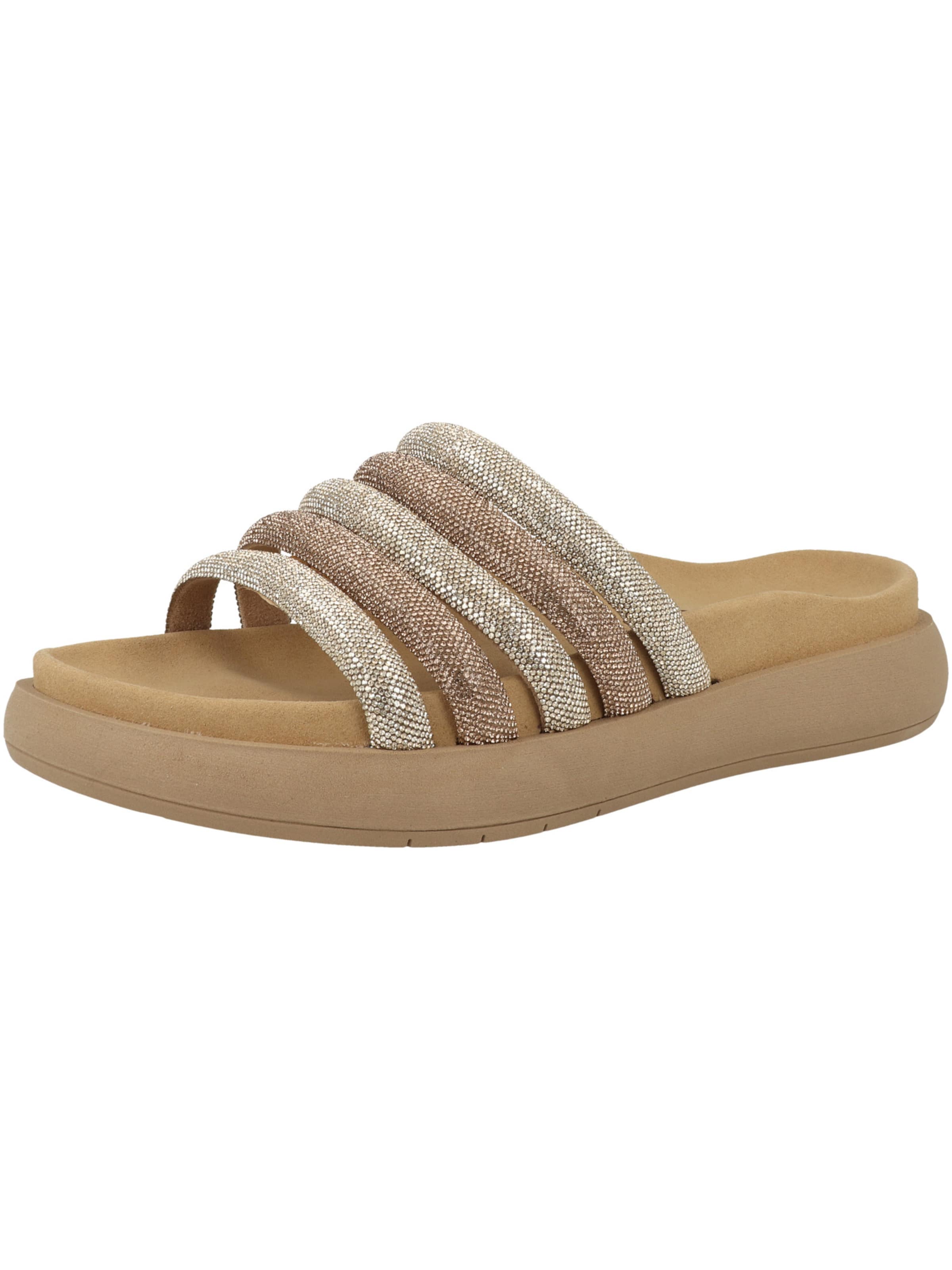 GABOR Muiltjes in Goud: voorkant