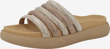 Mule GABOR en or : devant