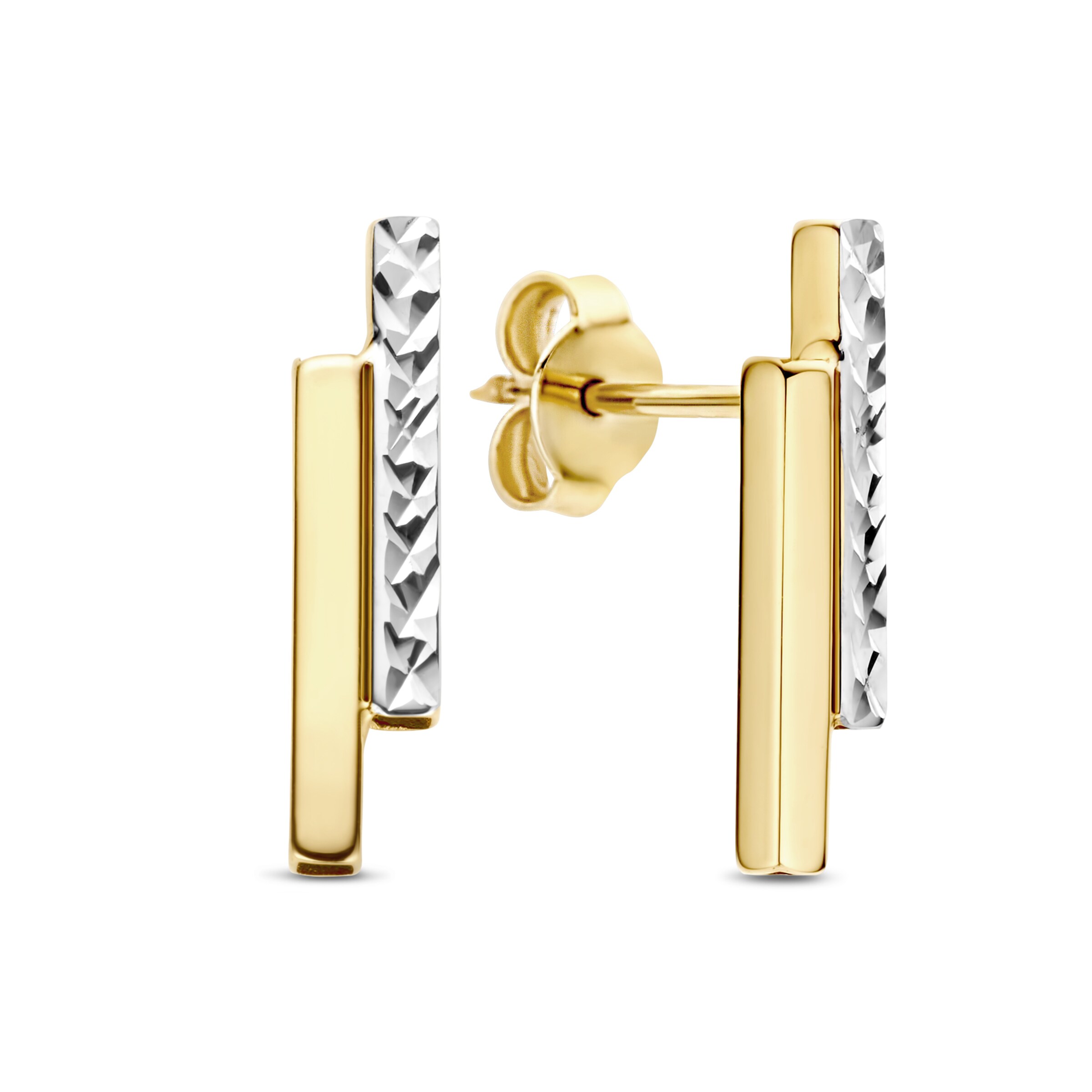 Isabel Bernard Earrings in Gold: front