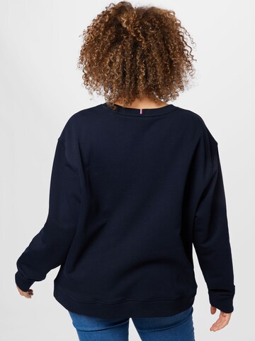 Tommy Hilfiger Curve Sweatshirt in Blauw