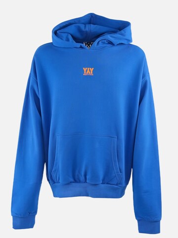 HEFTYKA Pullover 'HOODIE X-TRA HEAVY'‌‌‌‌‌‌ in Blau: Vorderseite