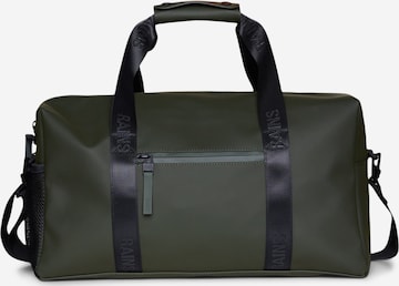 RAINS Travel bag in Green: front