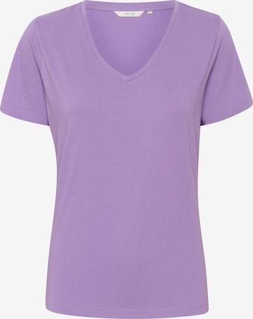 T-shirt 'Naia' Cream en violet : devant