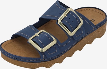 ROHDE Pantolette in Blau: Vorderseite