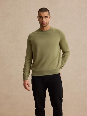 DAN FOX APPAREL Pullover 'Benno' in Grün: predná strana