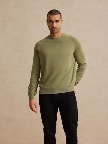 DAN FOX APPAREL Sweater 'Benno' in Green: front