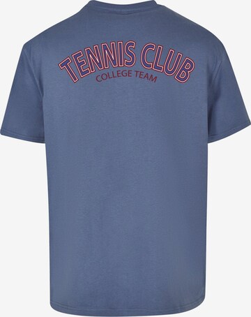 T-Shirt 'College Club' Merchcode en bleu