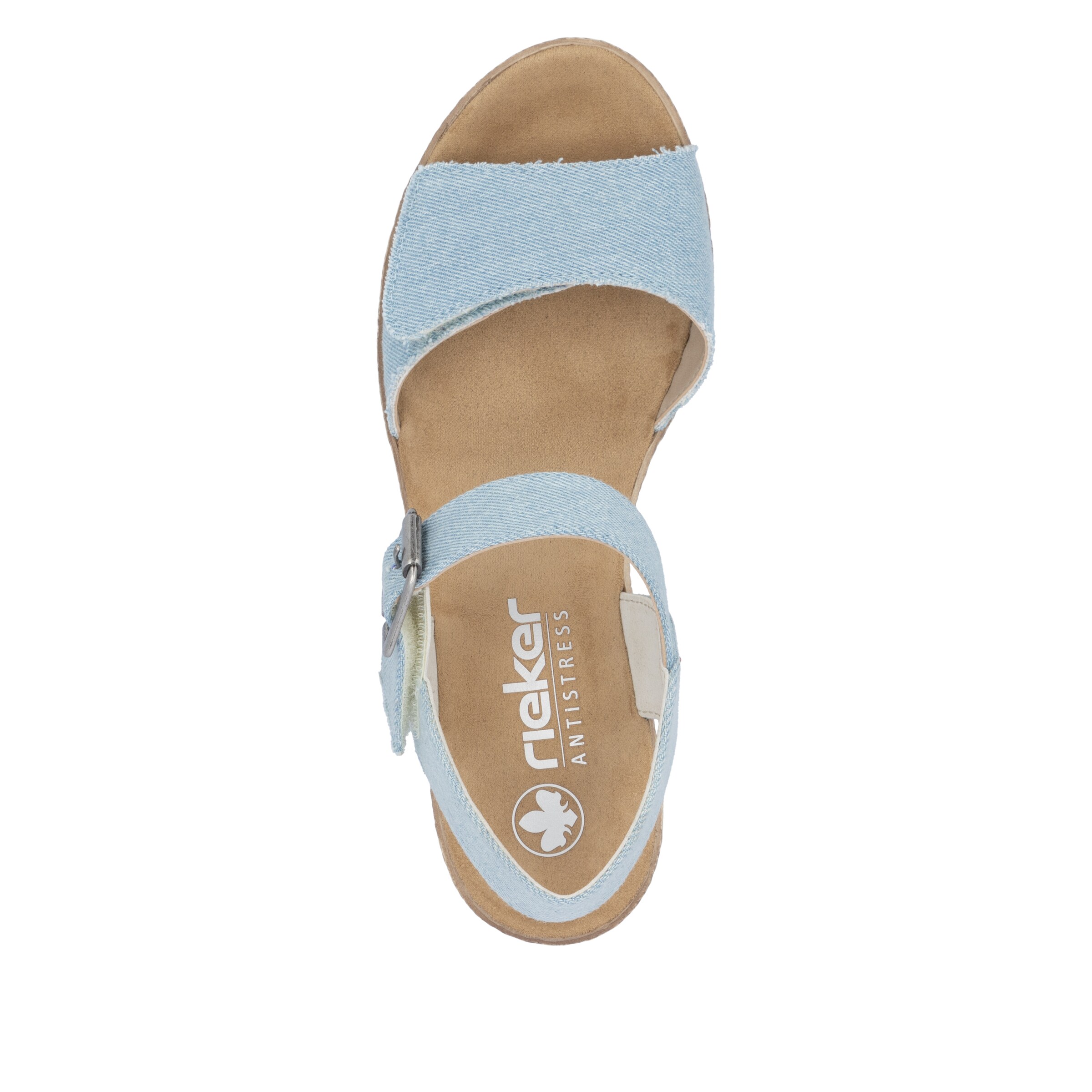 Sandales à lanières Rieker en bleu