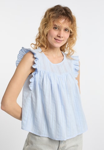 DreiMaster Vintage Bluse in Blau