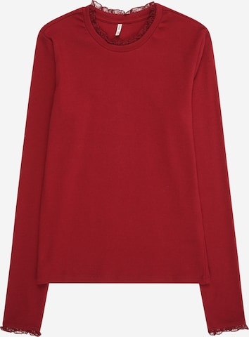 ONLY GIRLS Paita 'KOGLESLIE' värissä punainen: etupuoli