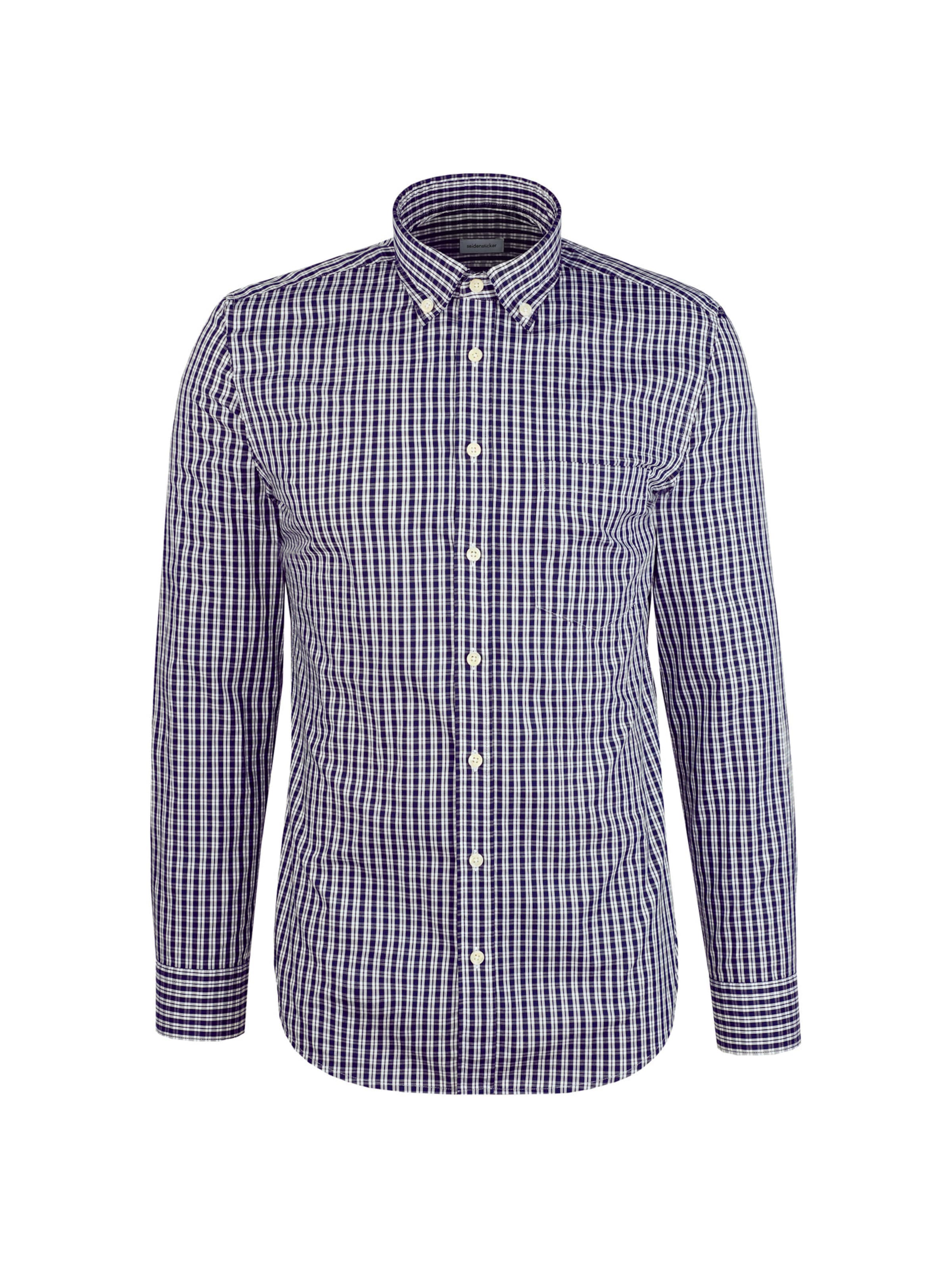 SEIDENSTICKER Regular Fit Hemd in Blau: Vorderseite