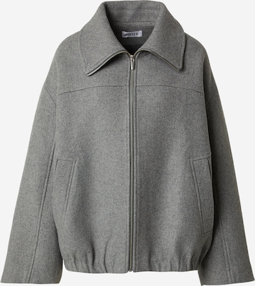 EDITED Välikausitakki 'Brodey' värissä harmaa: etupuoli