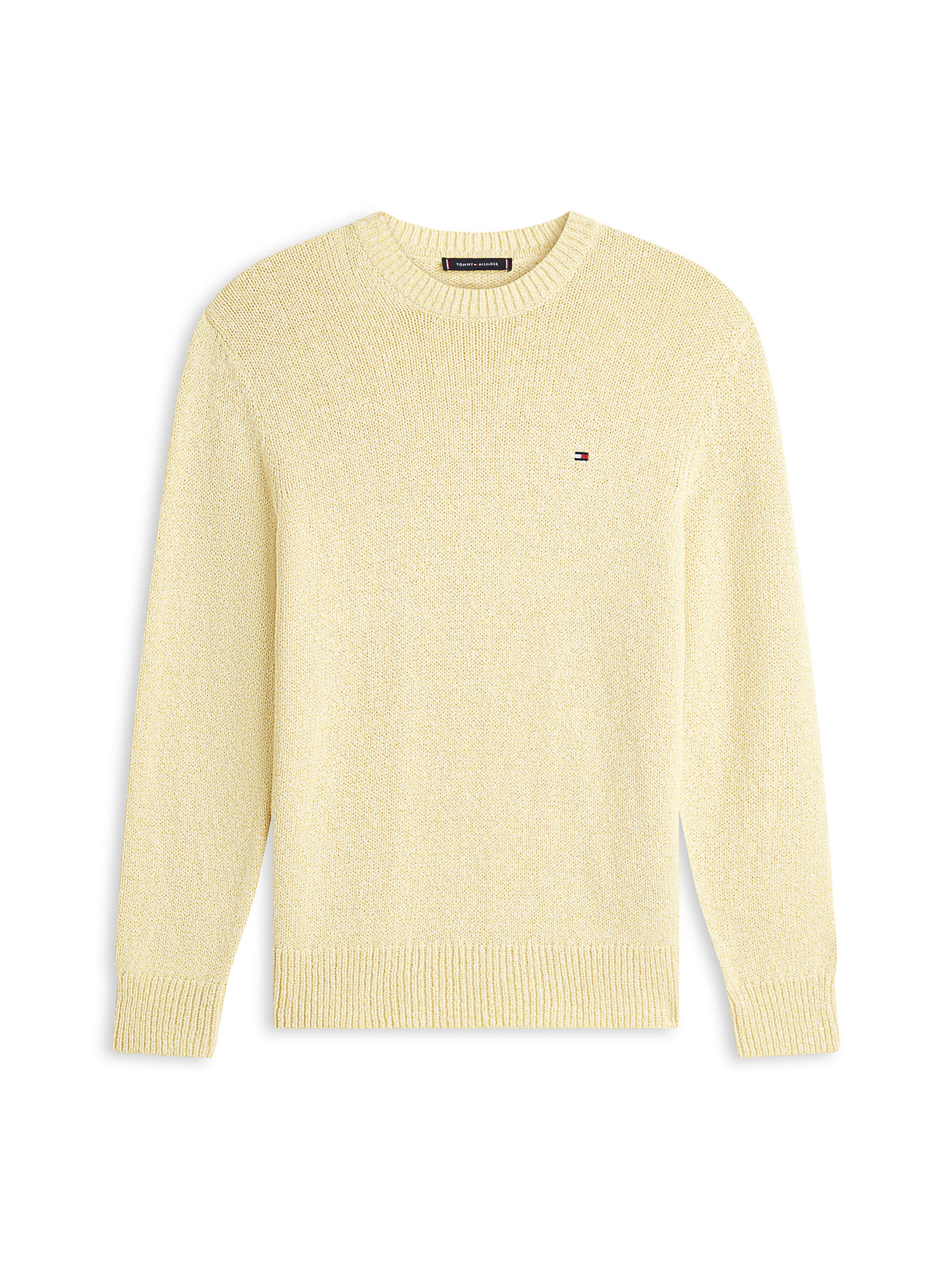 Pull-over TOMMY HILFIGER en jaune : devant