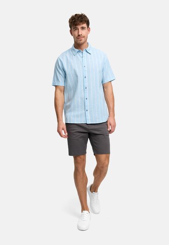 Coupe regular Chemise business ' Trypper ' INDICODE JEANS en bleu