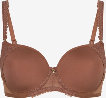 LingaDore T-shirt Bra in Brown: front