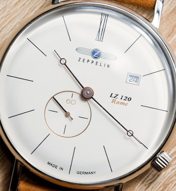 Zeppelin Uhr 'LZ120 Rome' in Braun