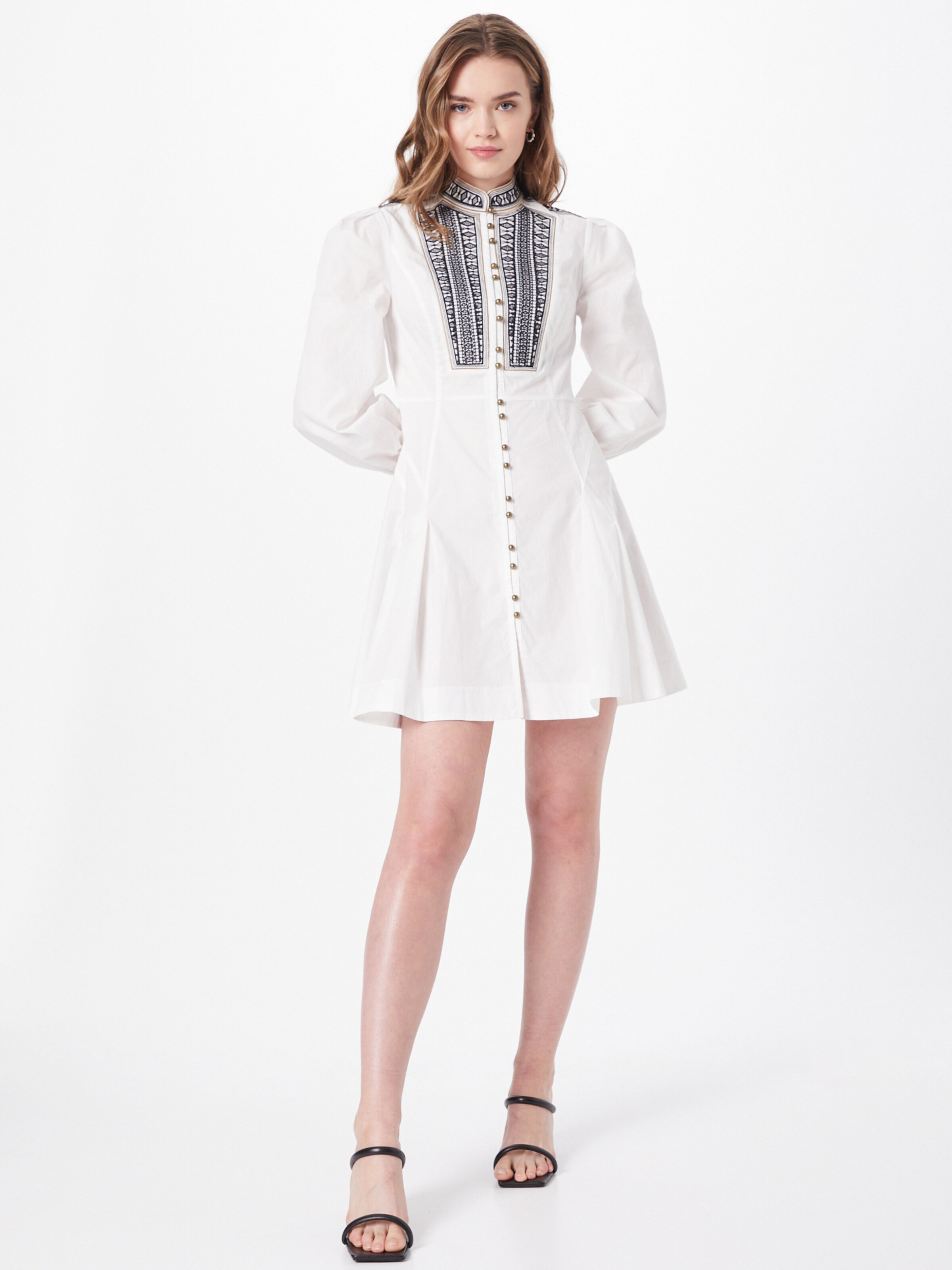 Grandes tailles Robe-chemise Karen Millen en Blanc 