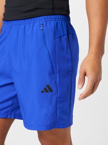 ADIDAS PERFORMANCE Normální Sportovní kalhoty 'Train Essentials' – modrá