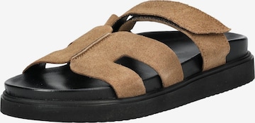 PAVEMENT Mules in Grey: front
