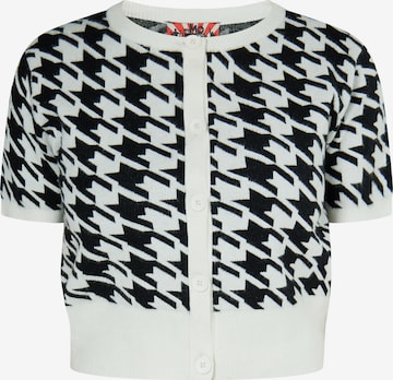 balta myMo ROCKS Kardiganas: priekis