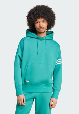 ADIDAS ORIGINALS Sweatshirt 'Neuclassics' in Green: front