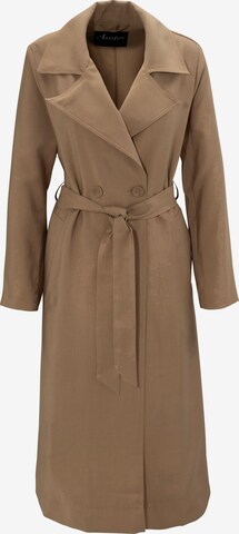 Aniston CASUAL Between-Seasons Coat in Beige: front