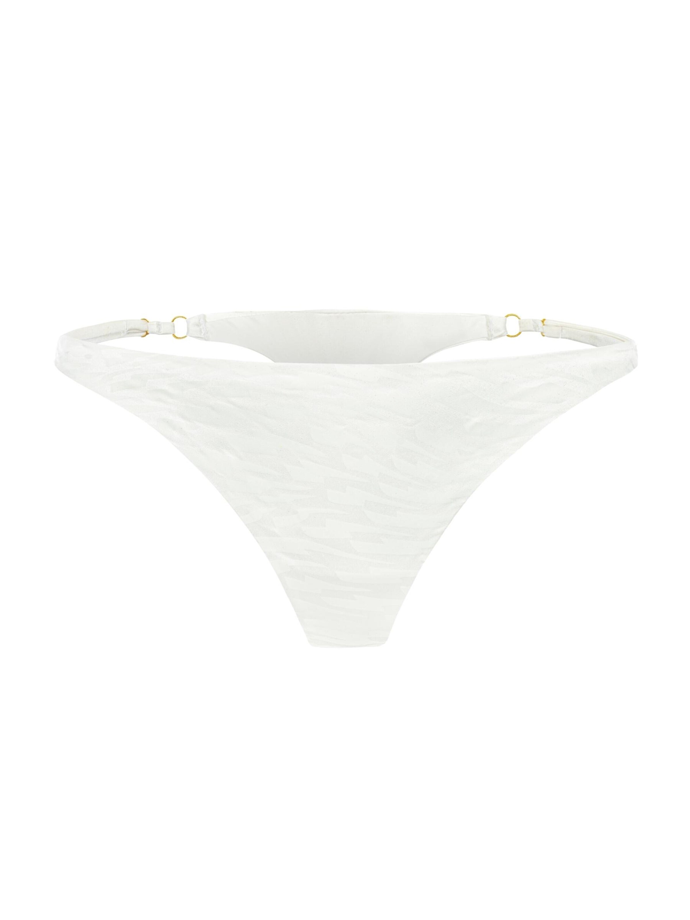 EKCENTRIK String 'Sating Thong White'‌‌‌‌ in Weiß: Vorderseite
