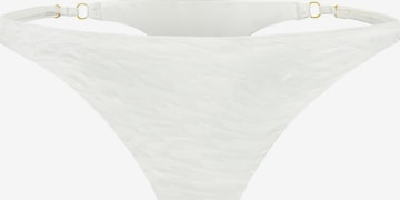 String 'Sating Thong White' EKCENTRIK en blanc : devant