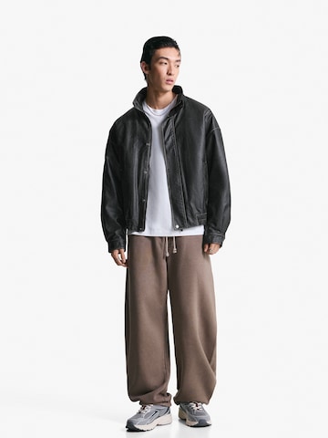 Veste mi-saison Bershka en noir