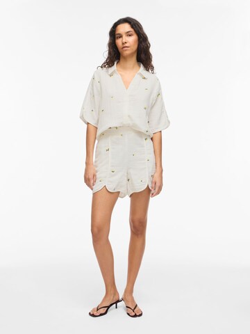 VILA Blouse 'VIBrodera' in White