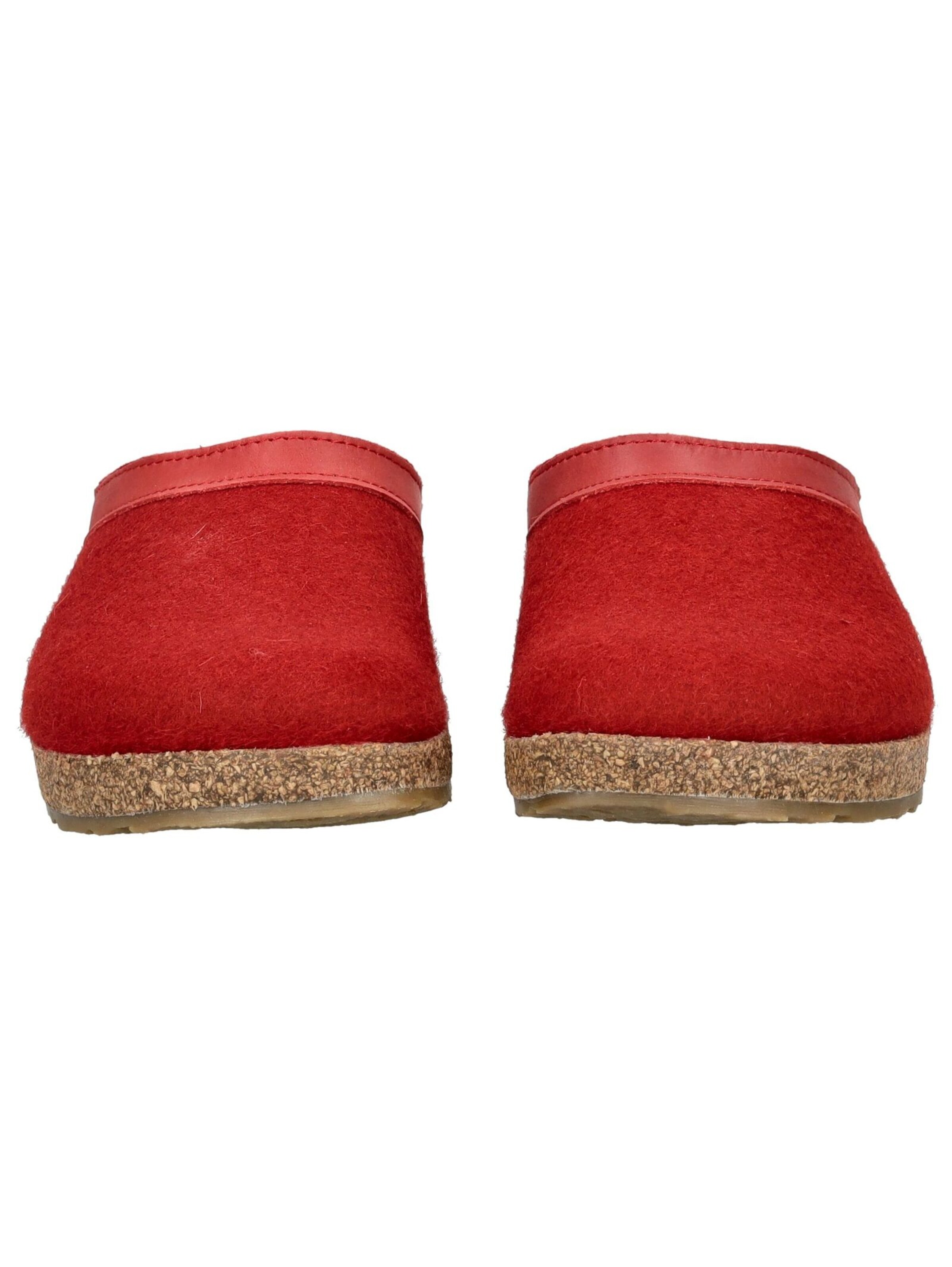 HAFLINGER Slipper 'Torben Grizzly' in Red