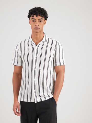 INDICODE JEANS Regular Fit Paita 'Olly' värissä valkoinen: etupuoli