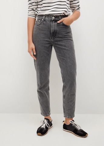 MANGO Regular Mom Jeans in Grau: predná strana