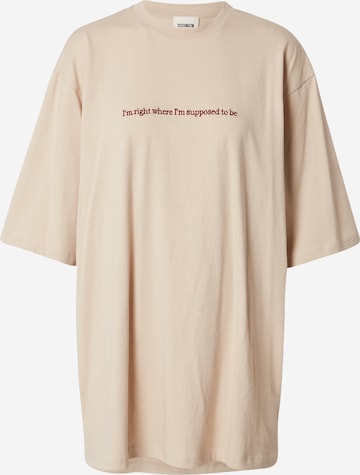 ABOUT YOU x Laura Giurcanu قميص 'Laila' بلون بيج: الأمام