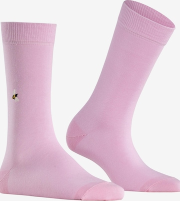 BURLINGTON Socks 'Brit Style' in Pink: front