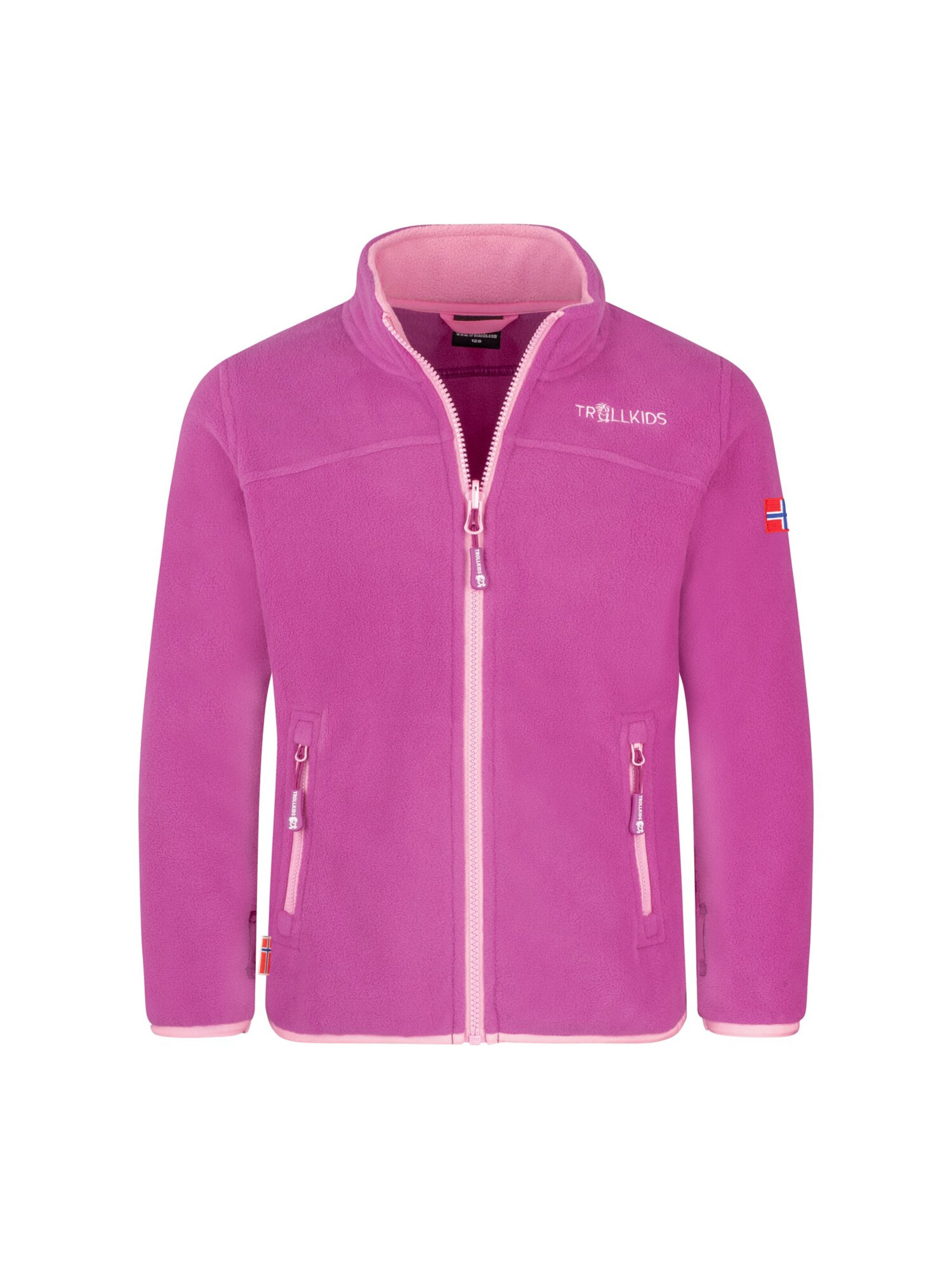 TROLLKIDS Fleece Jacket in Purple: front