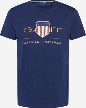 GANT - Camiseta en azul: frente