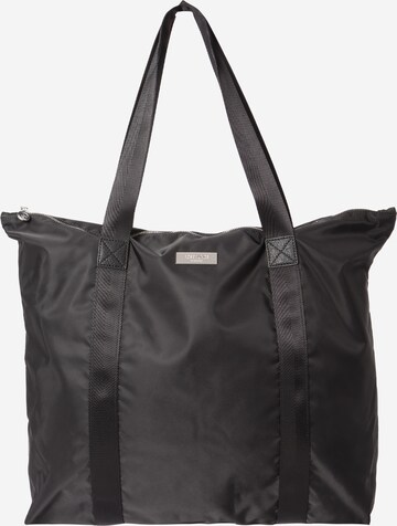 Cabas 'Nylon shopper' rosemunde en argent : devant