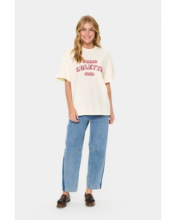 SAINT TROPEZ T-Shirt 'Maye' in Weiß