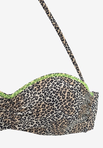 Bandeau Bikini BUFFALO en mélange de couleurs