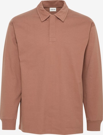 !Solid Longpullover ' SDORWELL ' in Braun: Vorderseite