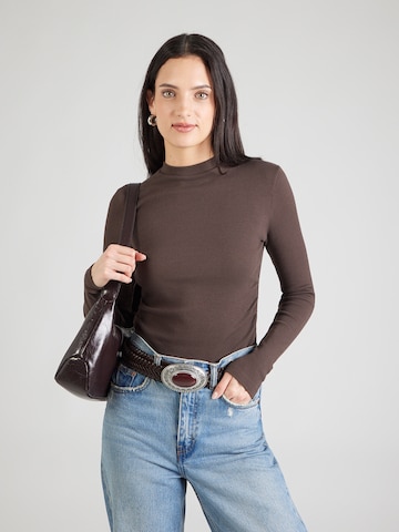 ABOUT YOU Shirt 'Francesca' in Brown: front