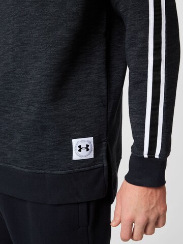 UNDER ARMOUR Sports sweatshirt in Black