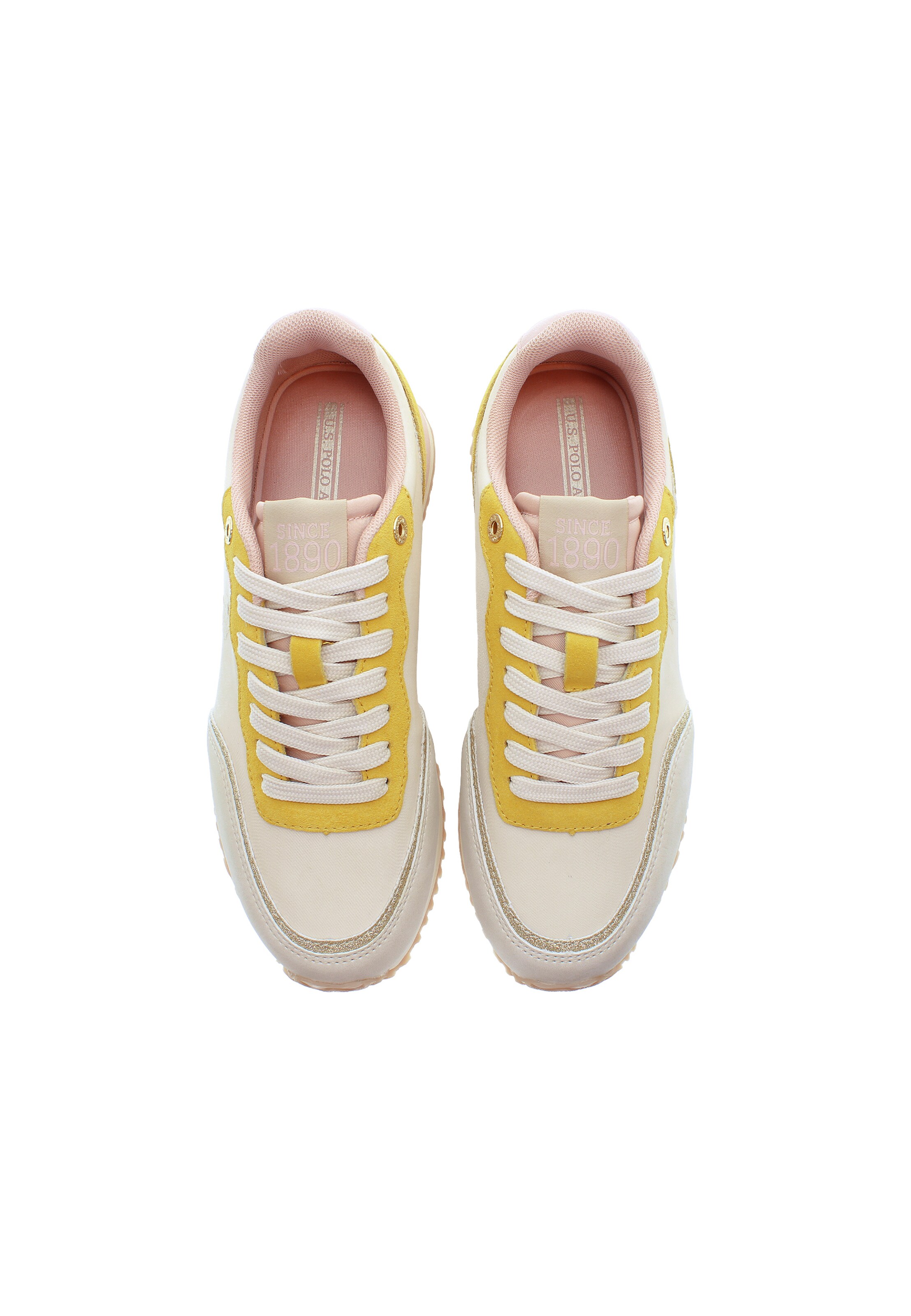 U.S. POLO ASSN. Sneakers laag in Beige