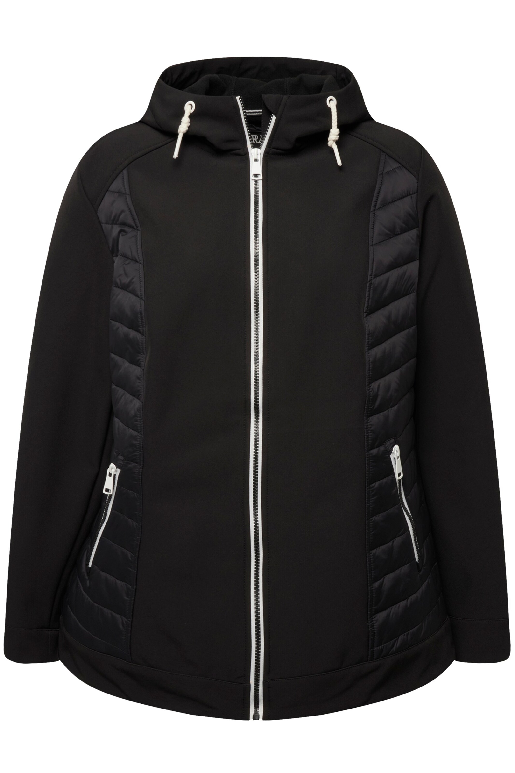 Ulla Popken Performance Jacket in Black: front