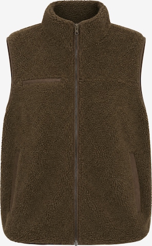 Gilet di BRAVE SOUL in marrone: frontale