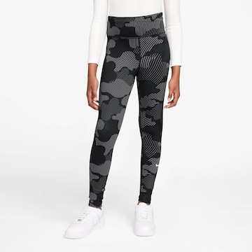 NIKE Skinny Leggings 'DF' in Black: front