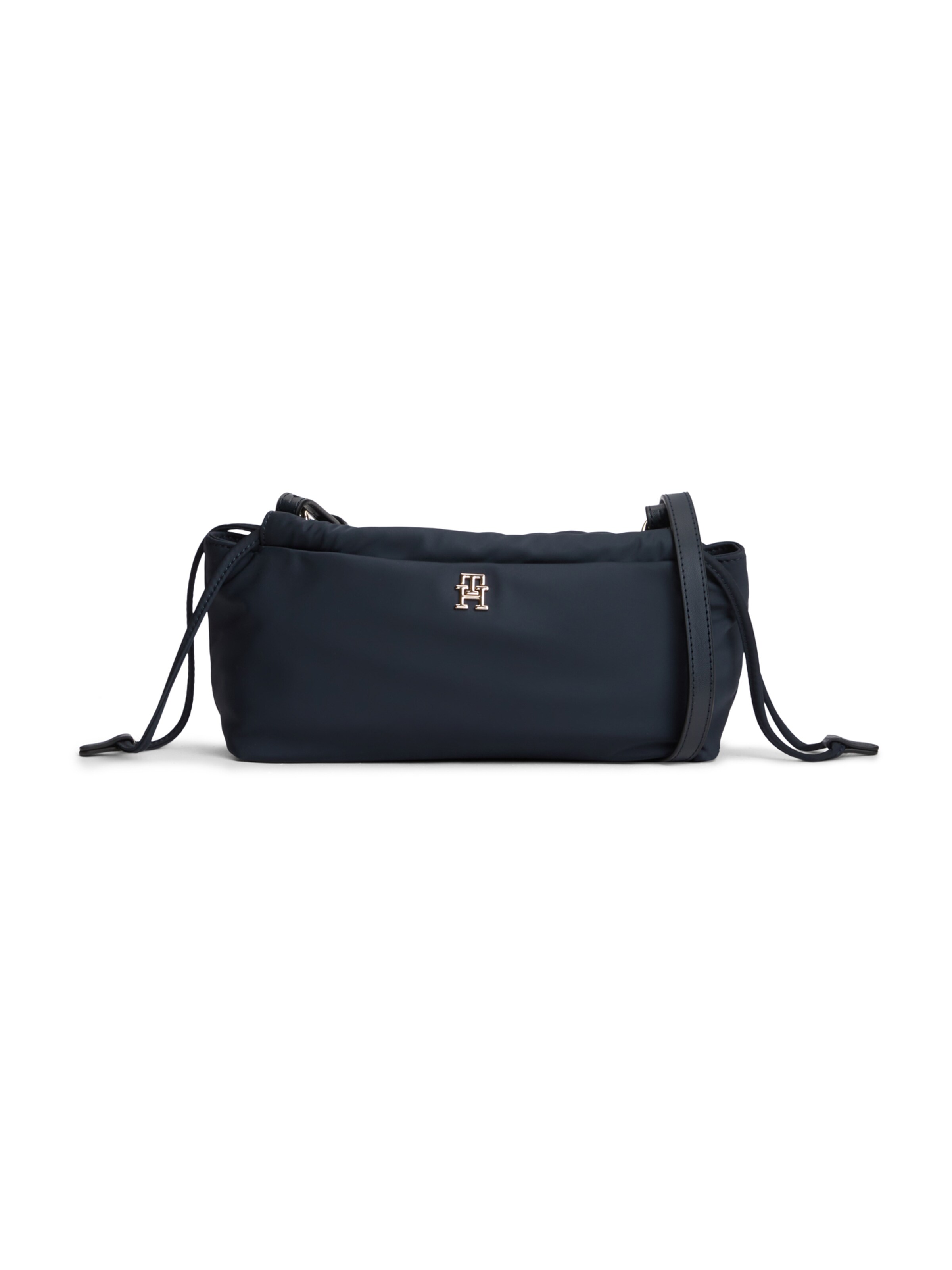 TOMMY HILFIGER - Mala de ombro em azul: frente